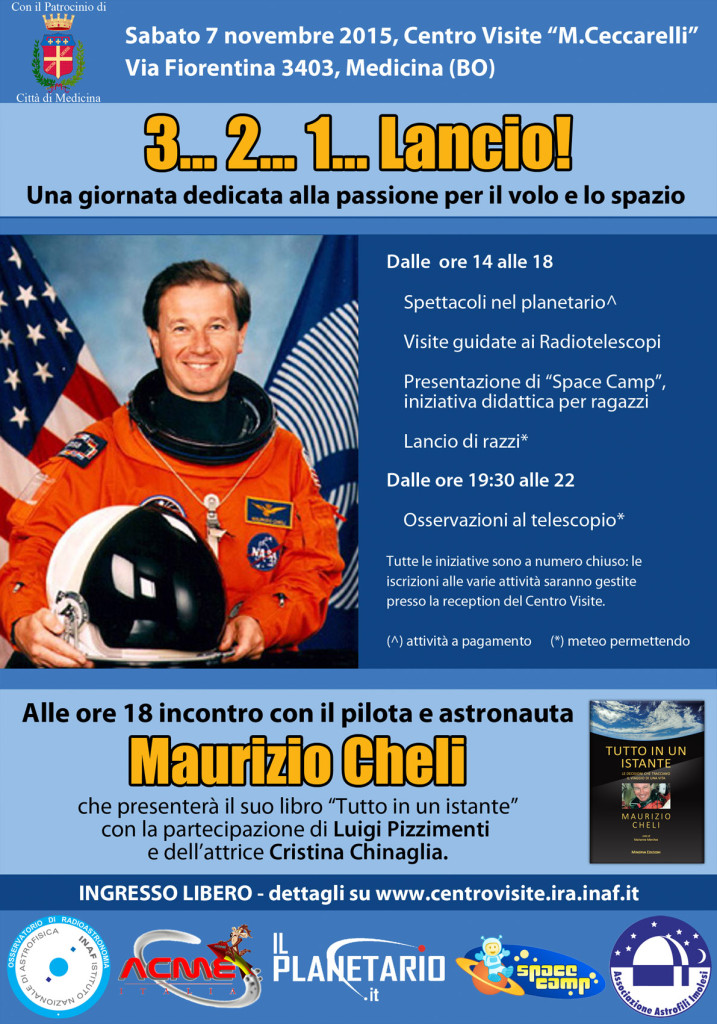 tutto in un istante medicina radiotelescopio 7 novembre 2015 astronauta maurizio cheli