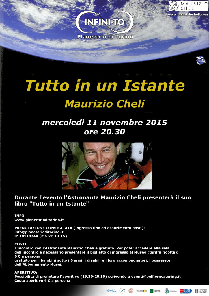 infini.TO |planetario Torino | astronauta|Maurizio Cheli