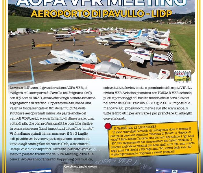 Maurizio Cheli locandina vfr aviation