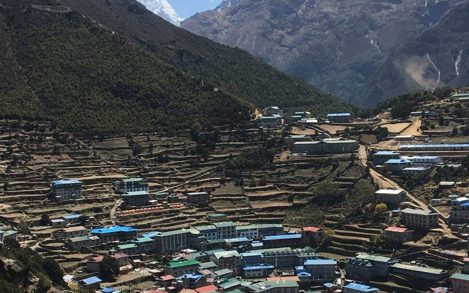 Lasciando Namche Bazar